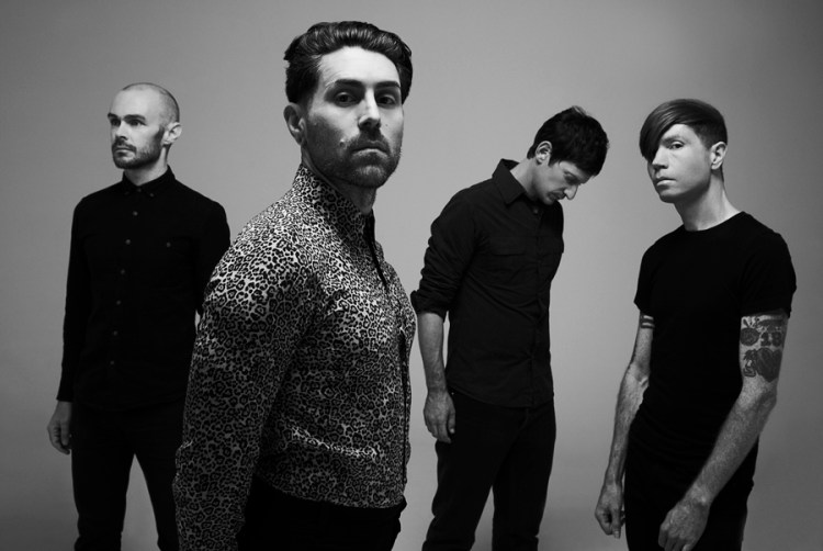 L-R: Hunter Burgan, Davey Havok, Adam Carson, Jade Puget of AFI. (Photo: Jiro Schneider)