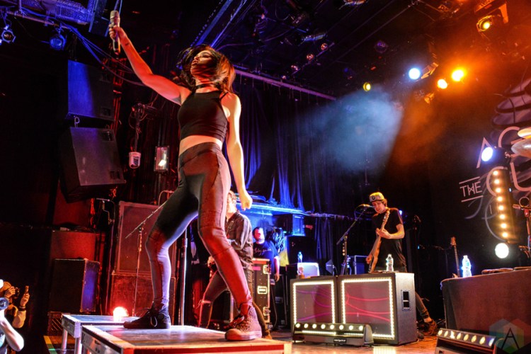 Against The Current performs at Irving Plaza in New York City on January 13, 2017. (Photo: Alx Bear/Aesthetic Magazine)