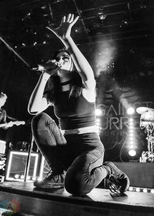 Against The Current performs at Irving Plaza in New York City on January 13, 2017. (Photo: Alx Bear/Aesthetic Magazine)