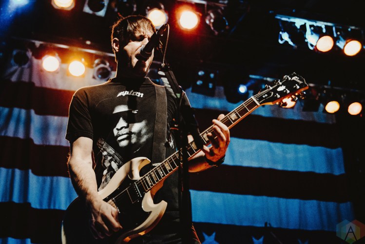 Anti-Flag performs at the Phoenix Concert Theatre in Toronto on January 13, 2017. (Photo: Francesca Ludikar/Aesthetic Magazine)