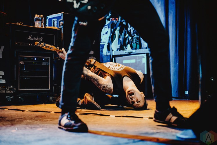Anti-Flag performs at the Phoenix Concert Theatre in Toronto on January 13, 2017. (Photo: Francesca Ludikar/Aesthetic Magazine)