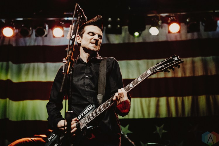 Anti-Flag performs at the Phoenix Concert Theatre in Toronto on January 13, 2017. (Photo: Francesca Ludikar/Aesthetic Magazine)