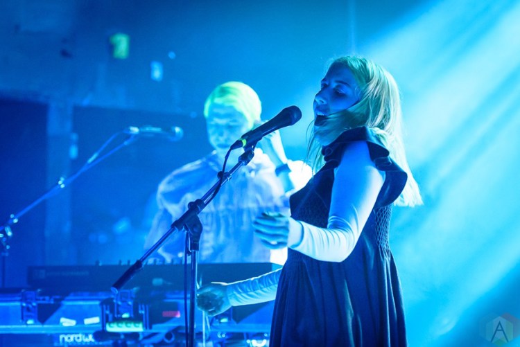 Austra performs at the Mod Club in Toronto on January 20, 2017. (Photo: Angelo Marchini/Aesthetic Magazine)