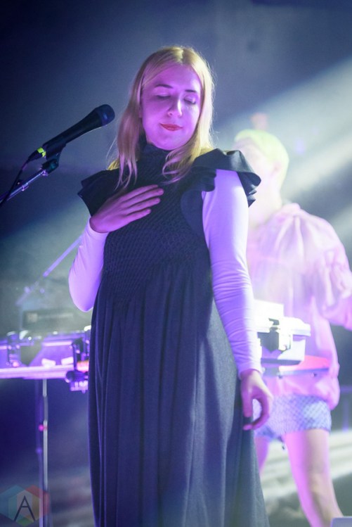 Austra performs at the Mod Club in Toronto on January 20, 2017. (Photo: Angelo Marchini/Aesthetic Magazine)
