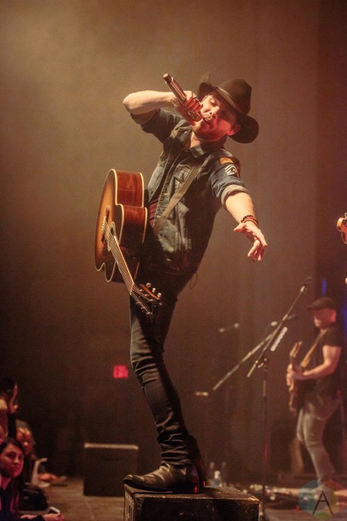 Brett Kissel performs at the Danforth Music Hall in Toronto on January 22, 2017. (Photo: David McDonald/Aesthetic Magazine)