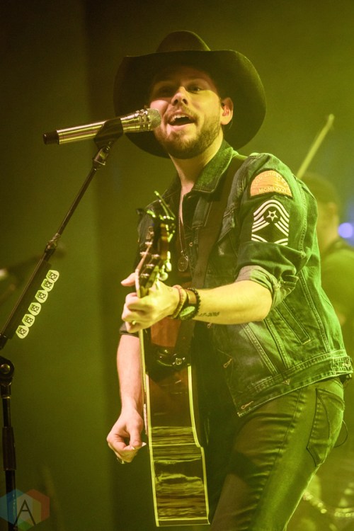 Brett Kissel performs at the Danforth Music Hall in Toronto on January 22, 2017. (Photo: David McDonald/Aesthetic Magazine)