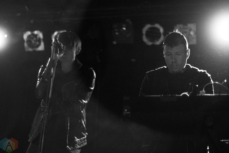 Cold Cave performs at Lee's Palace in Toronto on January 19, 2017. (Photo: Morgan Hotston/Aesthetic Magazine)