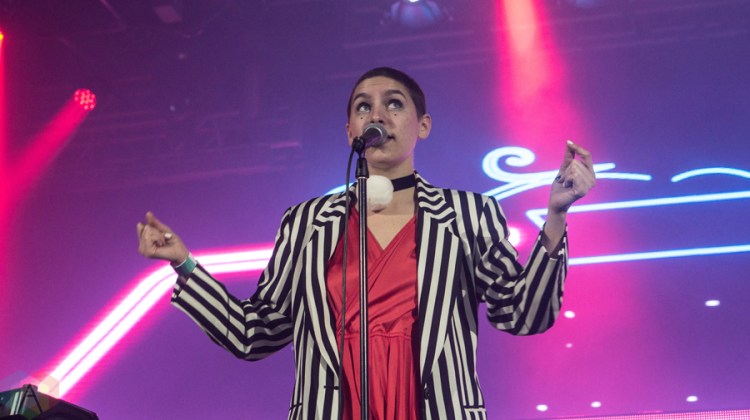 Emily Nichols performs at Reaction NYE at the Donald E. Stephenson Convention Center in Rosemont, IL on December 31, 2016. (Photo: Taylor Ohryn/Aesthetic Magazine)