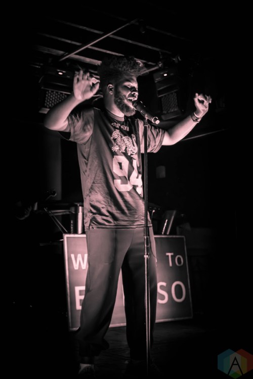 Khalid performs at Velvet Underground in Toronto on January 15, 2017. (Photo: Clayton Mackney/Aesthetic Magazine)