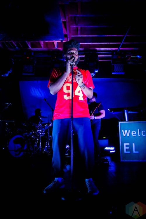 Khalid performs at Velvet Underground in Toronto on January 15, 2017. (Photo: Clayton Mackney/Aesthetic Magazine)