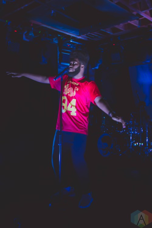 Khalid performs at Velvet Underground in Toronto on January 15, 2017. (Photo: Clayton Mackney/Aesthetic Magazine)