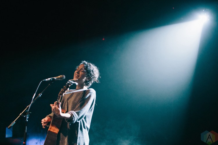 Kina Grannis performs at the Mod Club in Toronto on January 28, 2017. (Photo: Jessie Lau/Aesthetic Magazine)