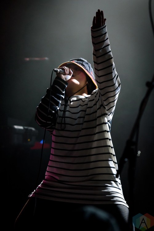 Lido Pimienta performs at the Mod Club in Toronto on January 20, 2017. (Photo: Angelo Marchini/Aesthetic Magazine)