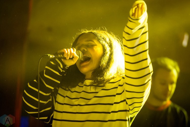 Lido Pimienta performs at the Mod Club in Toronto on January 20, 2017. (Photo: Angelo Marchini/Aesthetic Magazine)