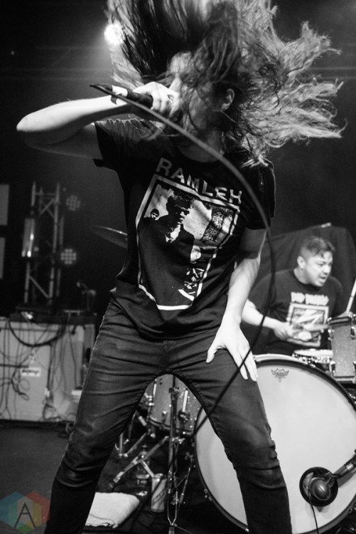 Primitive Weapons performs at Rock City in Nottingham, UK on January 21, 2017. (Photo: Gunnar Mallon/Aesthetic Magazine)