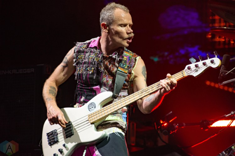 Red Hot Chili Peppers perform at the Smoothie King Center in New Orleans on January 10, 2017. (Photo: Kelli Binnings/Aesthetic Magazine)