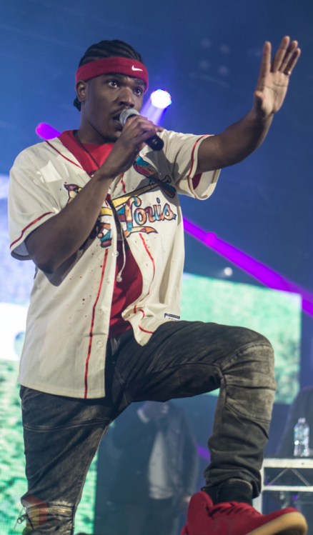 Smino performs at Reaction NYE at the Donald E. Stephenson Convention Center in Rosemont, IL on December 31, 2016. (Photo: Taylor Ohryn/Aesthetic Magazine)
