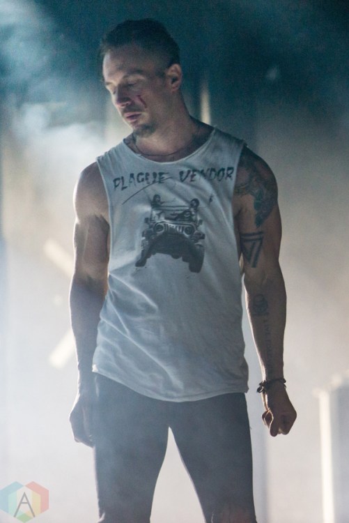 The Dillinger Escape Plan performs at Rock City in Nottingham, UK on January 21, 2017. (Photo: Gunnar Mallon/Aesthetic Magazine)