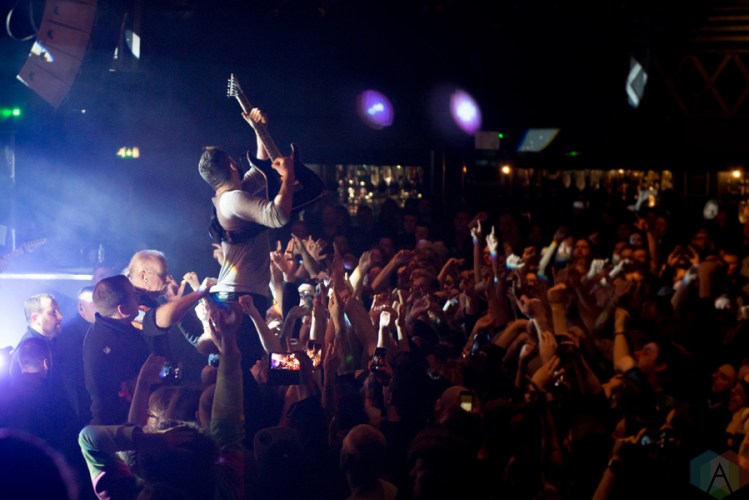 The Dillinger Escape Plan performs at Rock City in Nottingham, UK on January 21, 2017. (Photo: Gunnar Mallon/Aesthetic Magazine)