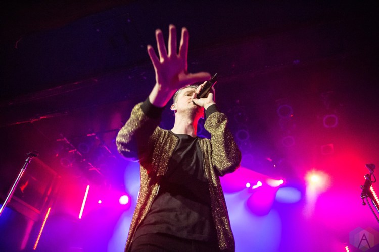 Tom Chaplin performs at the Mod Club in Toronto on January 24, 2017. (Photo: Brendan Albert/Aesthetic Magazine)