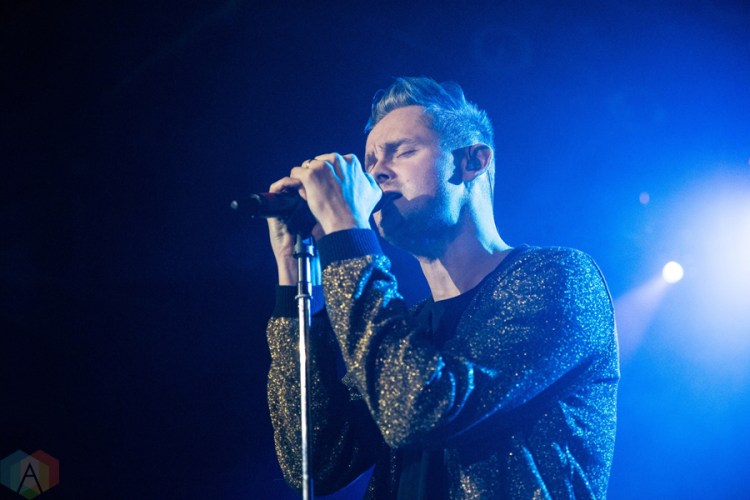 Tom Chaplin performs at the Mod Club in Toronto on January 24, 2017. (Photo: Brendan Albert/Aesthetic Magazine)
