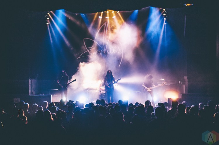 Alcest performs at the Rickshaw Theatre in Vancouver on February 4, 2017. (Photo: Timothy Nguyen/Aesthetic Magazine)