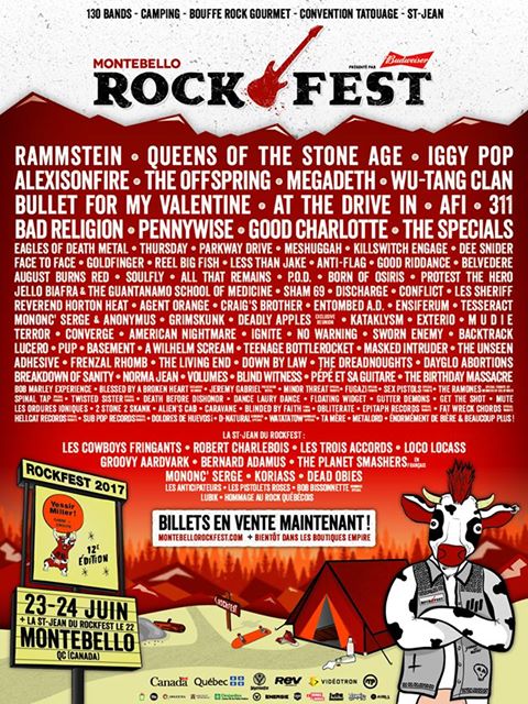 Amnesia Rockfest Lineup 2017