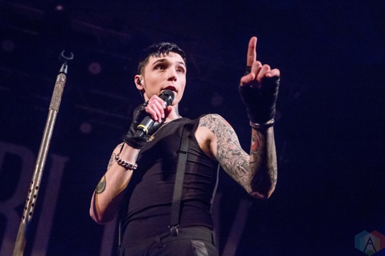 Andy Black performs at the Opera House in Toronto on February 15, 2017. (Photo: Katrina Lat/Aesthetic Magazine)