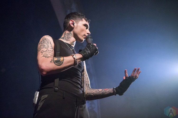 Andy Black performs at the Opera House in Toronto on February 15, 2017. (Photo: Katrina Lat/Aesthetic Magazine)