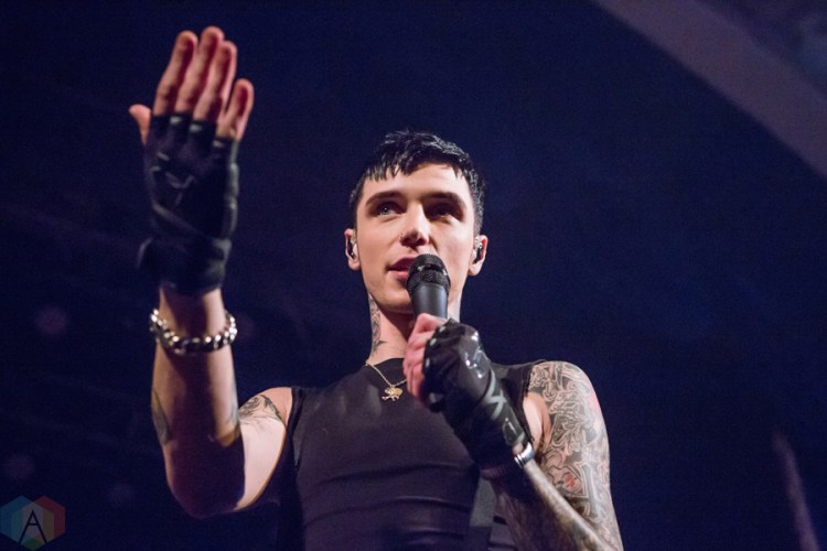 Andy Black performs at the Opera House in Toronto on February 15, 2017. (Photo: Katrina Lat/Aesthetic Magazine)