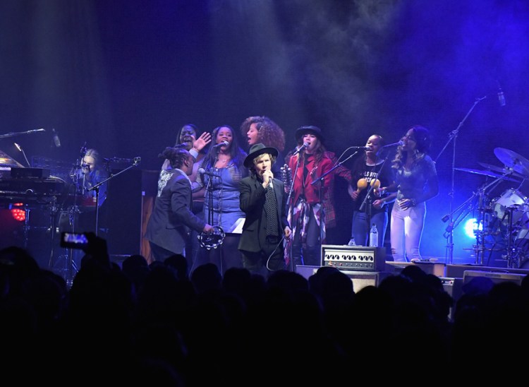 Beck performs onstage as part of Citi Sound Vault at the Hollywood Palladium in Los Angeles, California on February 10, 2017. (Photo: Charley Gallay/Getty)