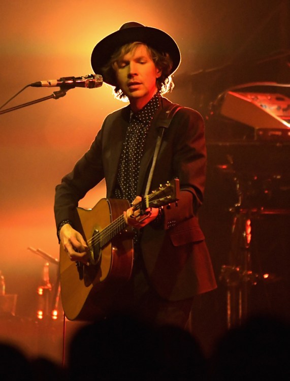 Beck performs onstage as part of Citi Sound Vault at the Hollywood Palladium in Los Angeles, California on February 10, 2017. (Photo: Charley Gallay/Getty)