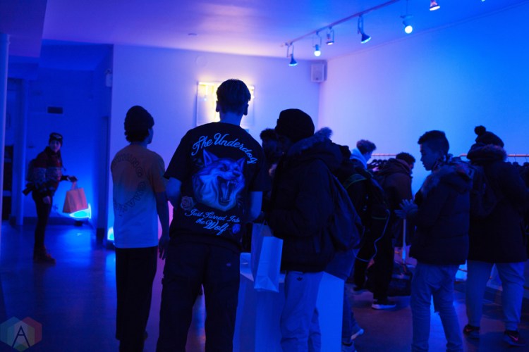 Fans shop at Big Sean's "I Decided" pop-up shop at 12 Ossington Ave in Toronto on February 3, 2017. (Photo: Shahnoor Ijaz/Aesthetic Magazine)