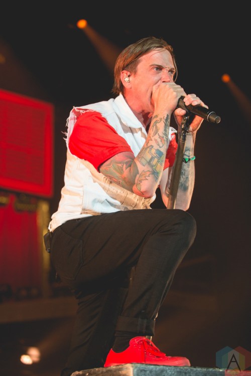 Billy Talent performs at the Abbotsford Centre in Abbotsford, BC on February 16, 2017. (Photo: Isaac Wray/Aesthetic Magazine)