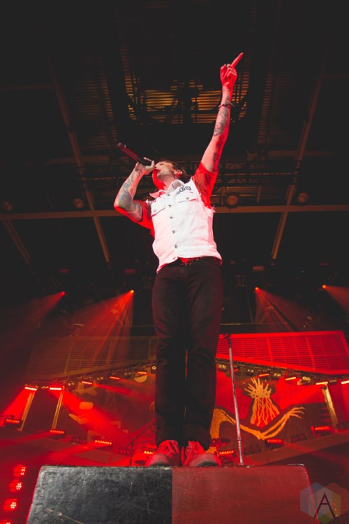 Billy Talent performs at the Abbotsford Centre in Abbotsford, BC on February 16, 2017. (Photo: Isaac Wray/Aesthetic Magazine)