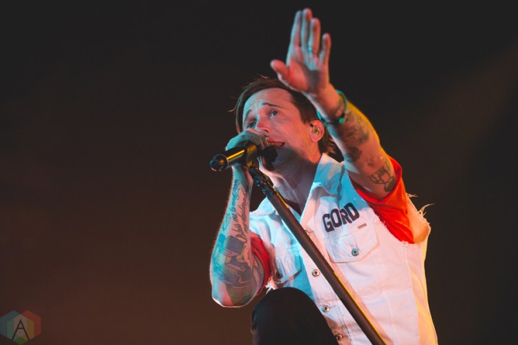 Billy Talent performs at the Abbotsford Centre in Abbotsford, BC on February 16, 2017. (Photo: Isaac Wray/Aesthetic Magazine)