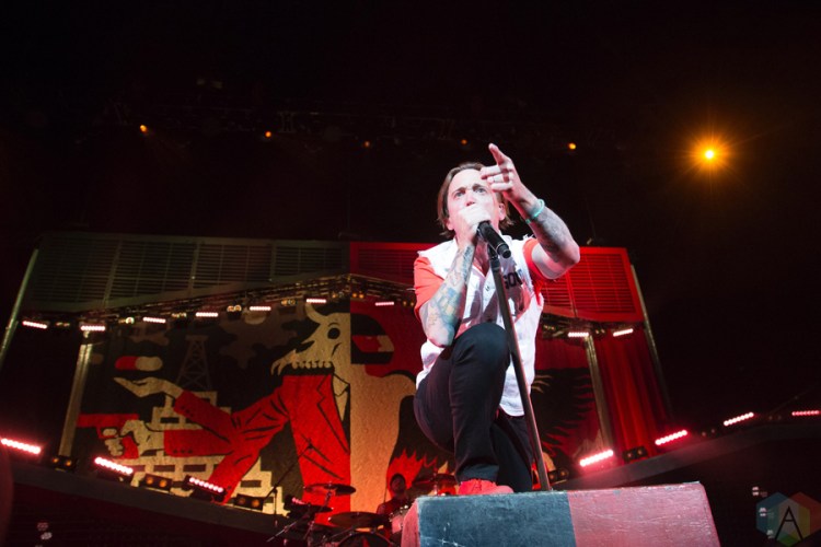 Billy Talent performs at the Air Canada Centre in Toronto on February 27, 2017. (Photo: Dale Benvenuto/Aesthetic Magazine)