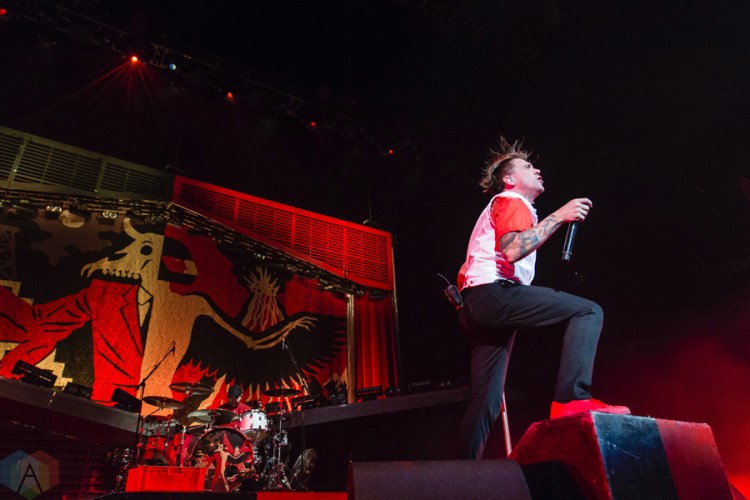 Billy Talent performs at the Air Canada Centre in Toronto on February 27, 2017. (Photo: Dale Benvenuto/Aesthetic Magazine)