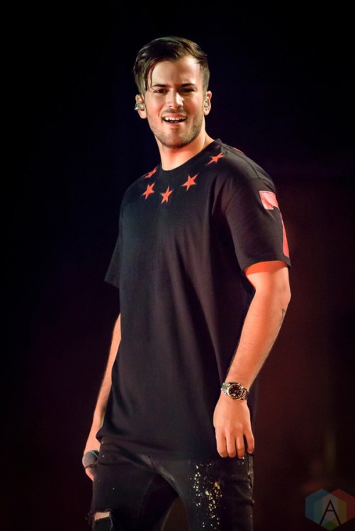 David Carreira performs at the Queen Elizabeth Theatre in Toronto on February 3, 2017. (Photo: Angelo Marchini/Aesthetic Magazine)