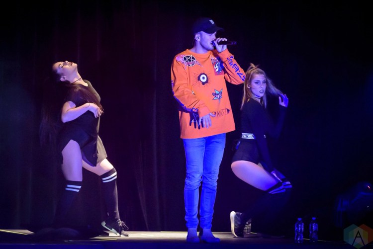 David Carreira performs at the Queen Elizabeth Theatre in Toronto on February 3, 2017. (Photo: Angelo Marchini/Aesthetic Magazine)