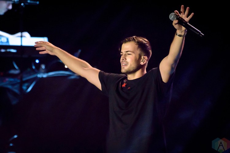 David Carreira performs at the Queen Elizabeth Theatre in Toronto on February 3, 2017. (Photo: Angelo Marchini/Aesthetic Magazine)