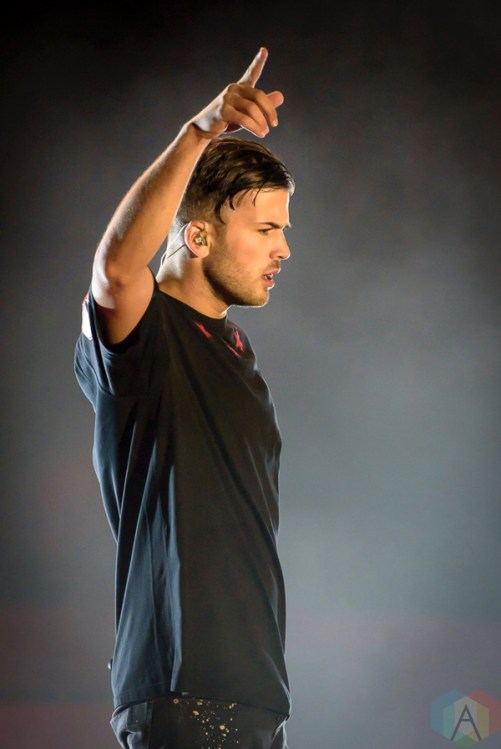 David Carreira performs at the Queen Elizabeth Theatre in Toronto on February 3, 2017. (Photo: Angelo Marchini/Aesthetic Magazine)