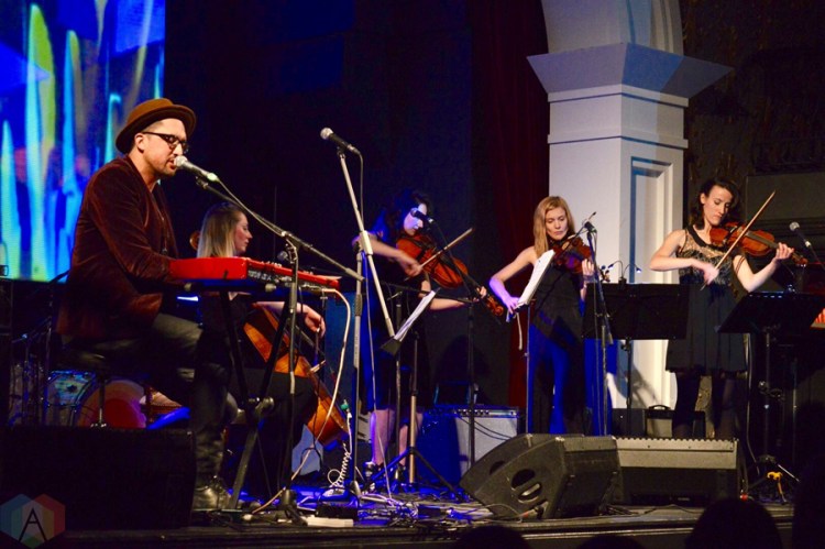 Dominique Fricot performs at the Great Hall in Toronto on February 2, 2017. (Photo: Justin Roth/Aesthetic Magazine)