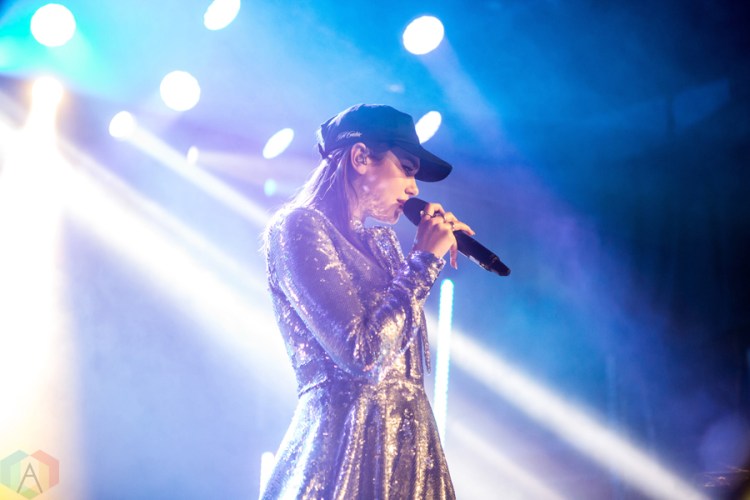 Dua Lipa performs at the Mod Club in Toronto on February 27, 2017. (Photo: Katrina Lat/Aesthetic Magazine)