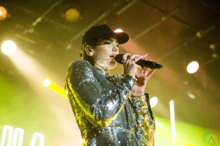 Dua Lipa performs at the Mod Club in Toronto on February 27, 2017. (Photo: Katrina Lat/Aesthetic Magazine)