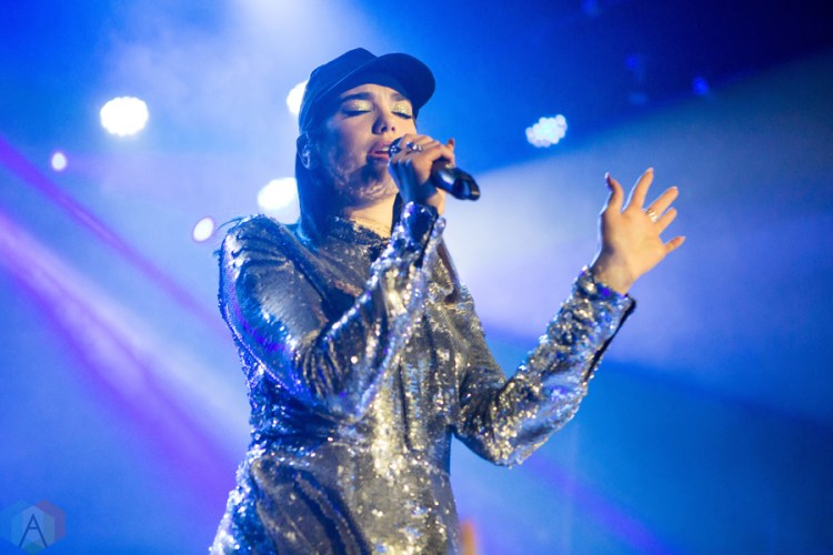 Dua Lipa performs at the Mod Club in Toronto on February 27, 2017. (Photo: Katrina Lat/Aesthetic Magazine)