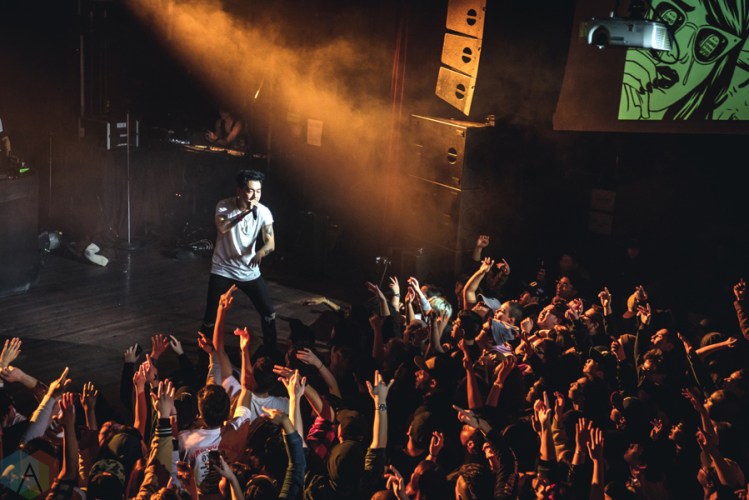 Dumbfoundead performs at the Mod Club in Toronto on February 8, 2017. (Photo: Mike Nguyen/Aesthetic Magazine)