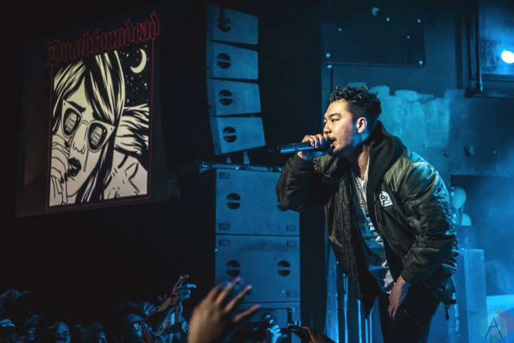 Dumbfoundead performs at the Mod Club in Toronto on February 8, 2017. (Photo: Mike Nguyen/Aesthetic Magazine)
