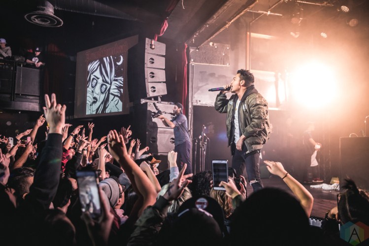 Dumbfoundead performs at the Mod Club in Toronto on February 8, 2017. (Photo: Mike Nguyen/Aesthetic Magazine)