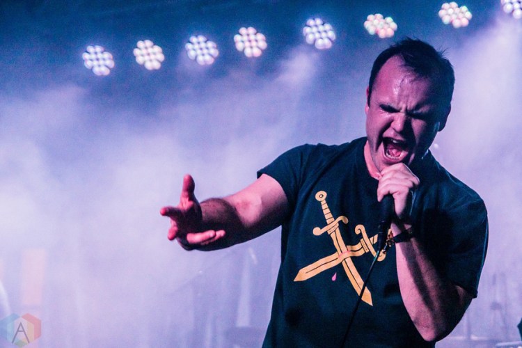 Future Islands performs at House of Vans in Chicago on February 3, 2017. (Photo: Joshua Mellin/Aesthetic Magazine)